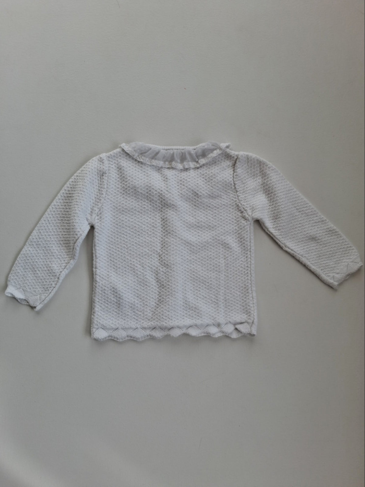 Lace collar cardigan 12-18 months