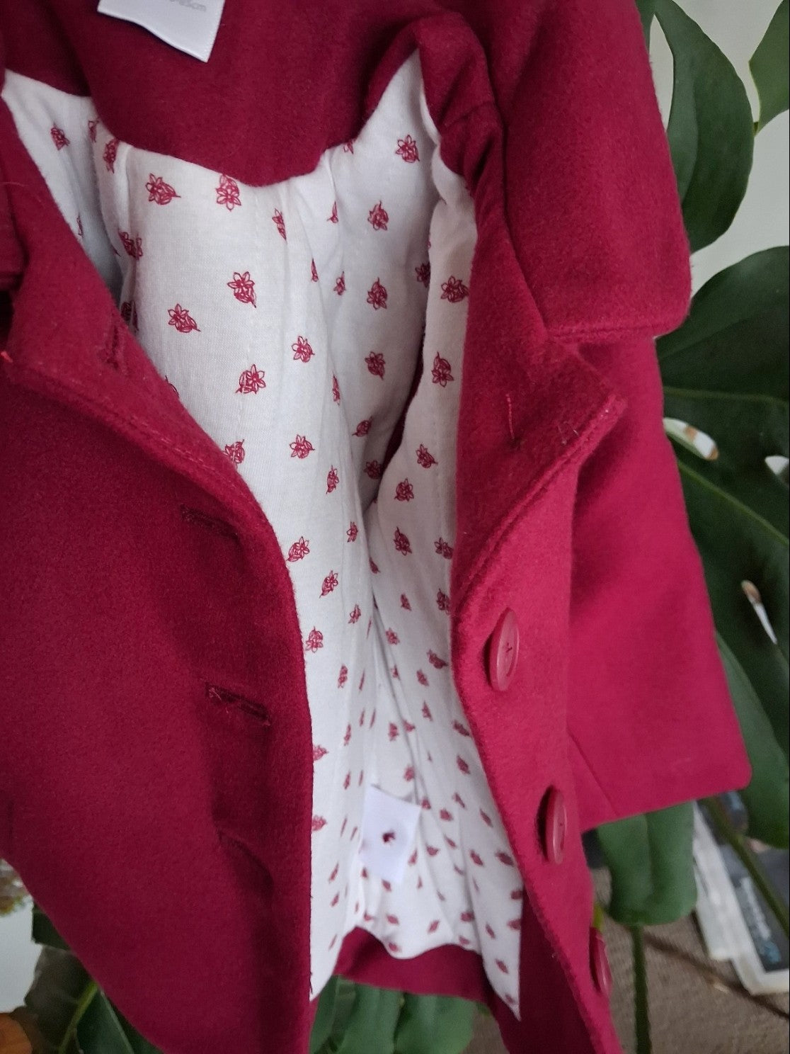 Raspberry winter coat 12-18 months
