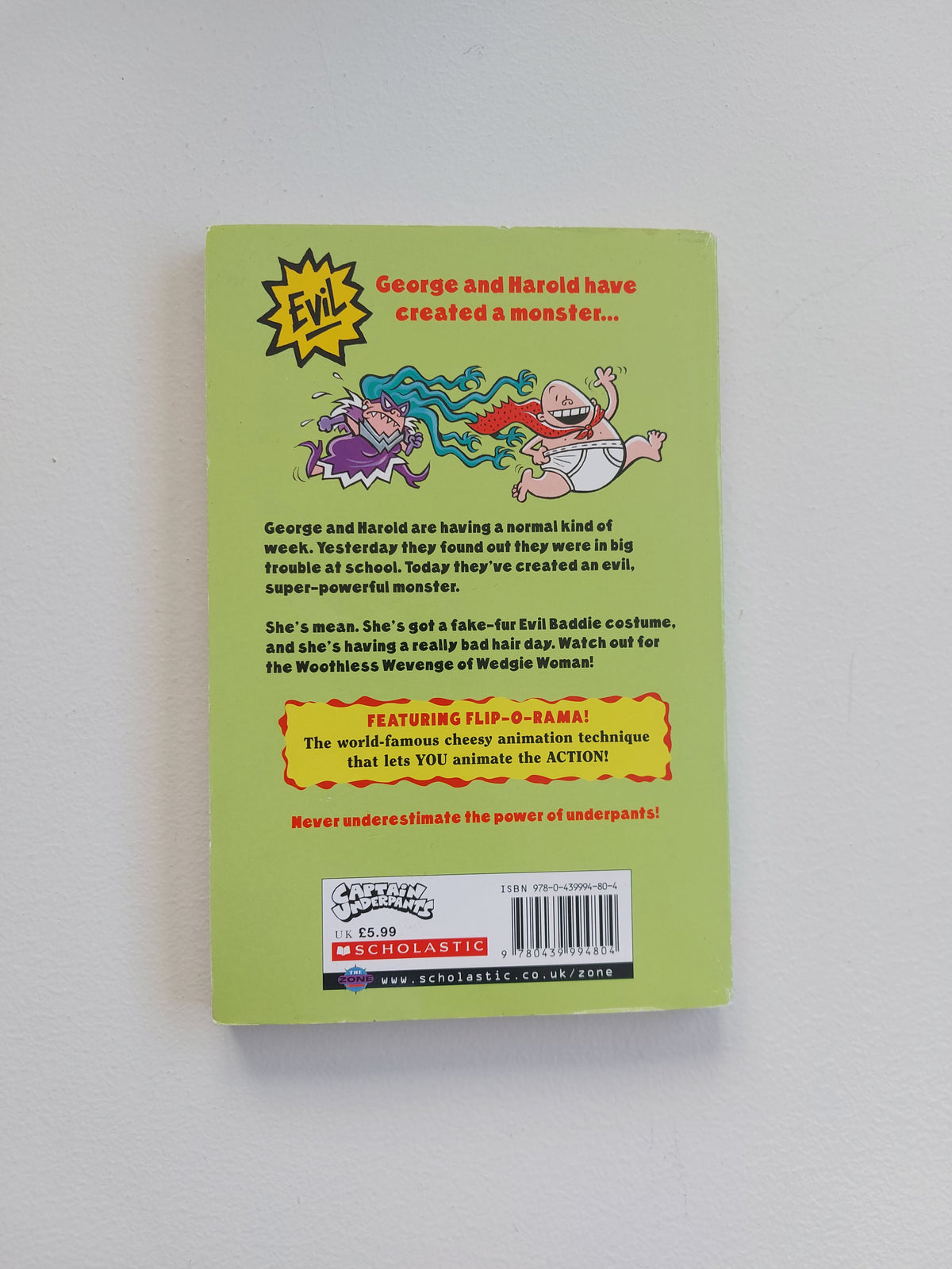 Captain Underpants #5 The wrath of the wicked wedgie woman