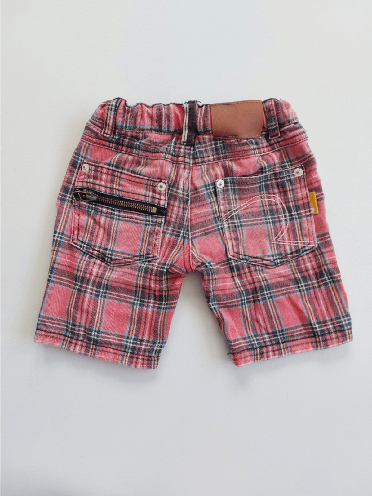 Rock Your Kid tartan shorts