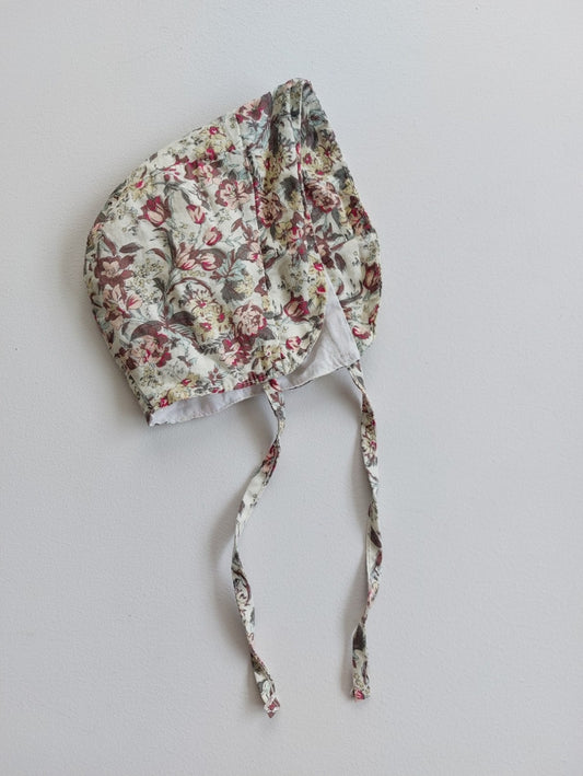 Floral bonnet 3-6 months