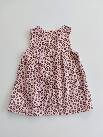 Animal print dress 12-18 months