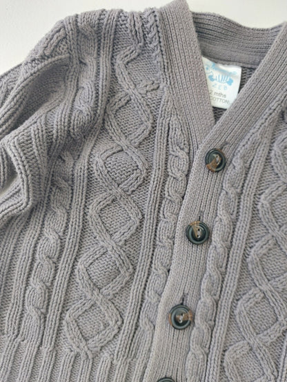 Cable knit Grandpa cardigan 6-18 months