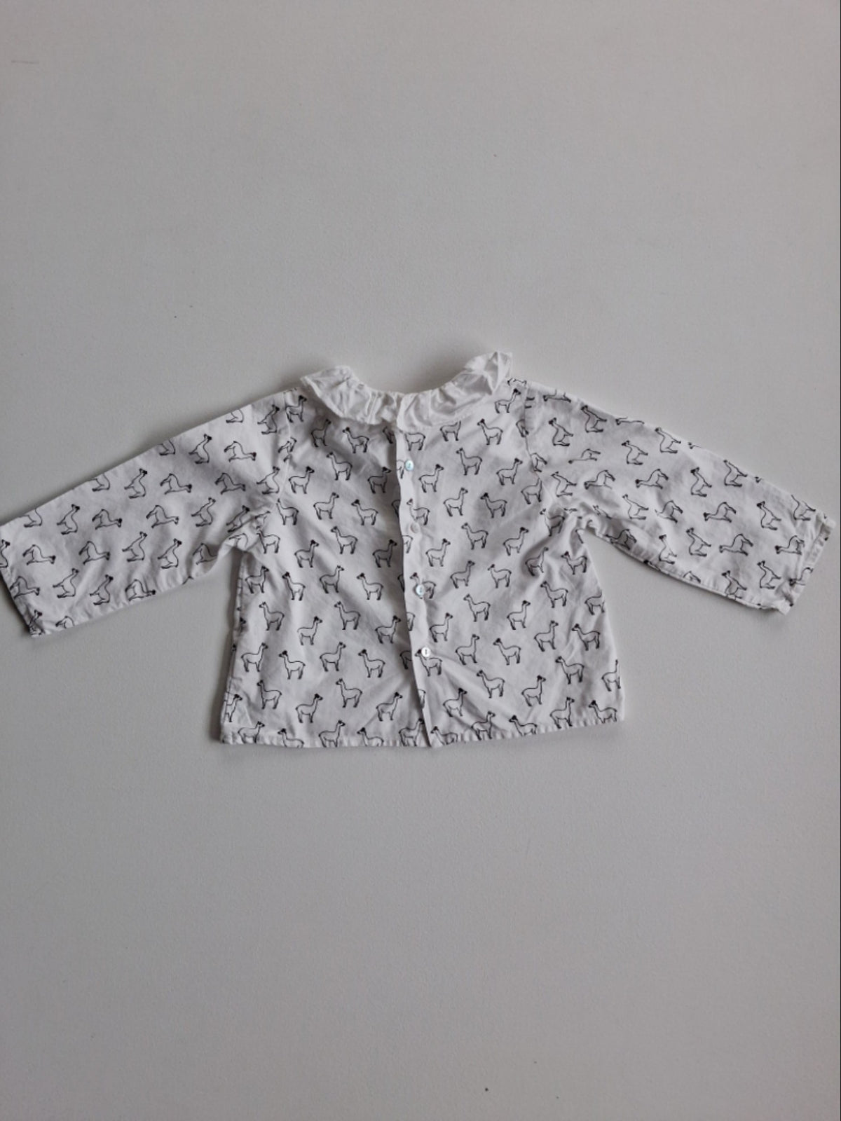 Llama blouse size 2-3