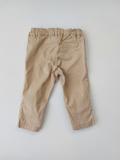 Beige chinos 6-12 months