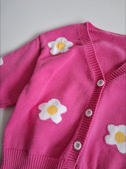Bright floral cardigan 12-18 months