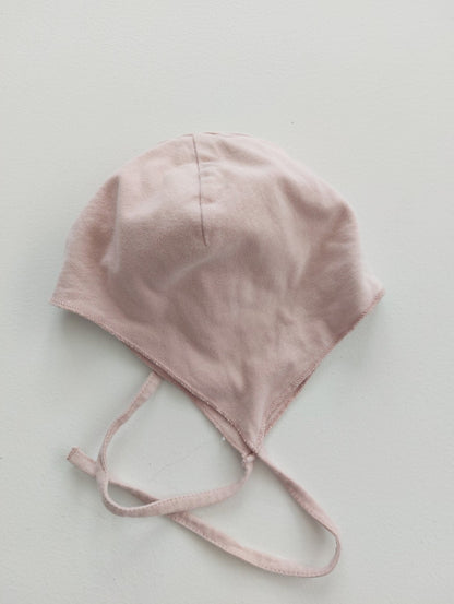 Dusky Pink bonnet 3-12 months