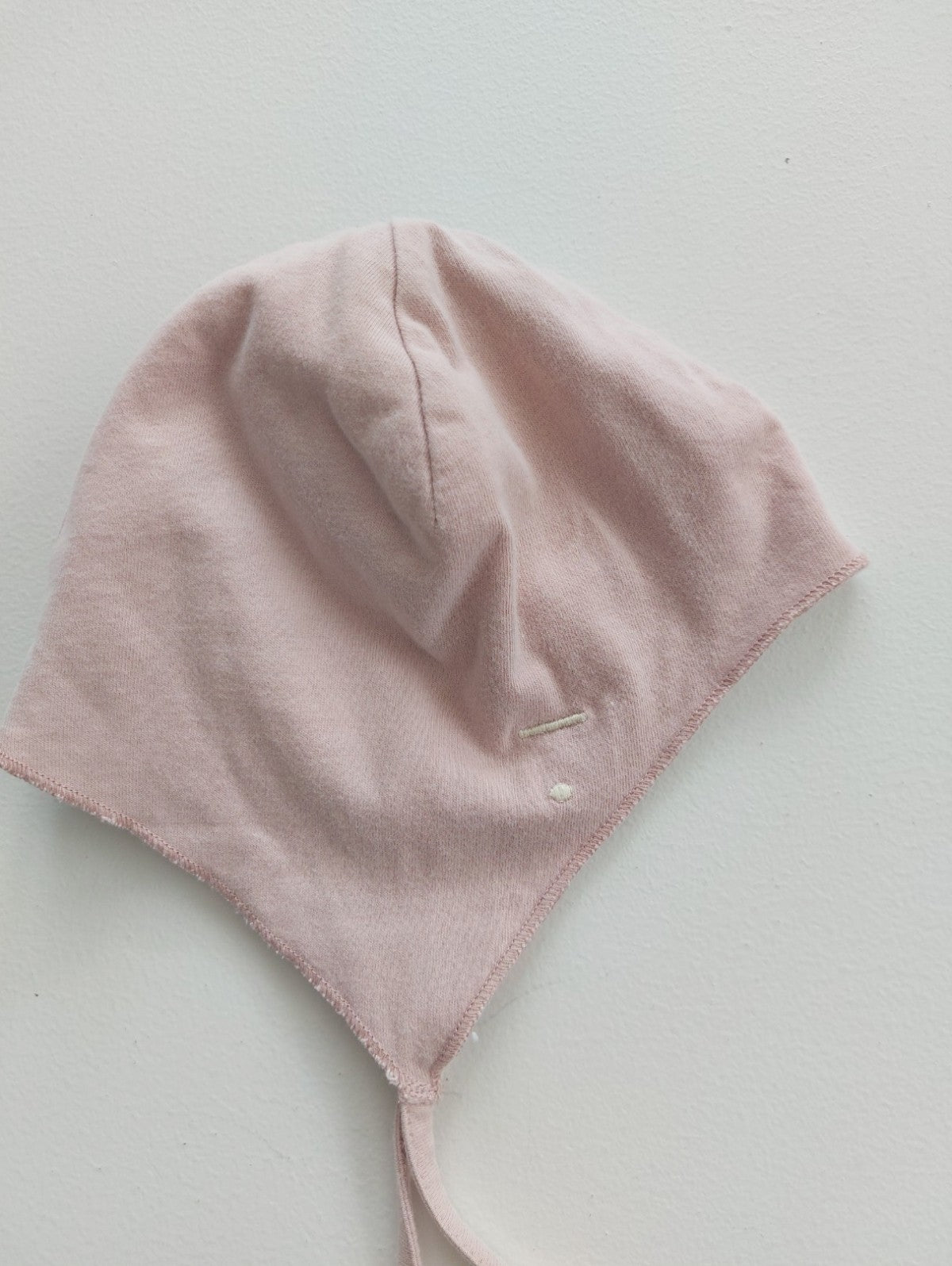 Dusky Pink bonnet 3-12 months