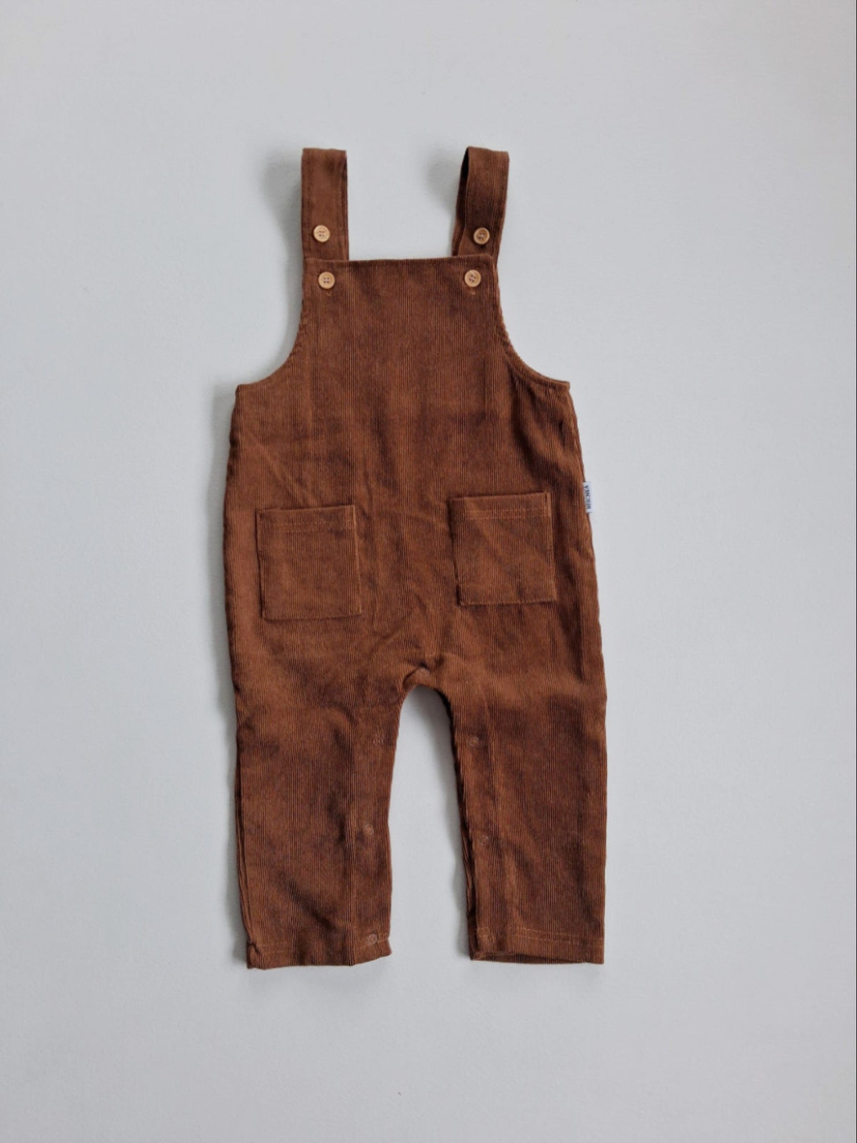 Tan cord overalls 12-18 months