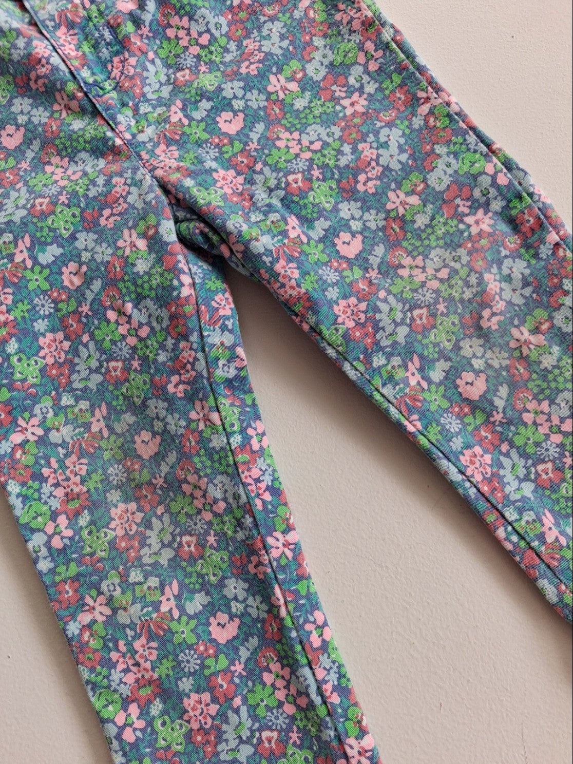 Floral jeans size 2