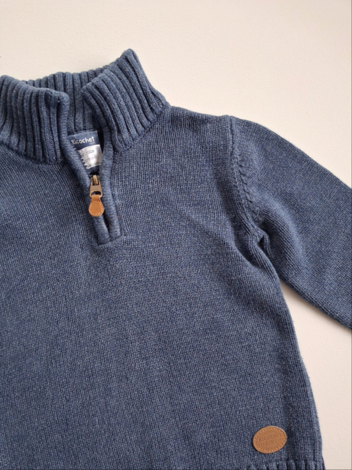 Quarter zip knit jersey size 4