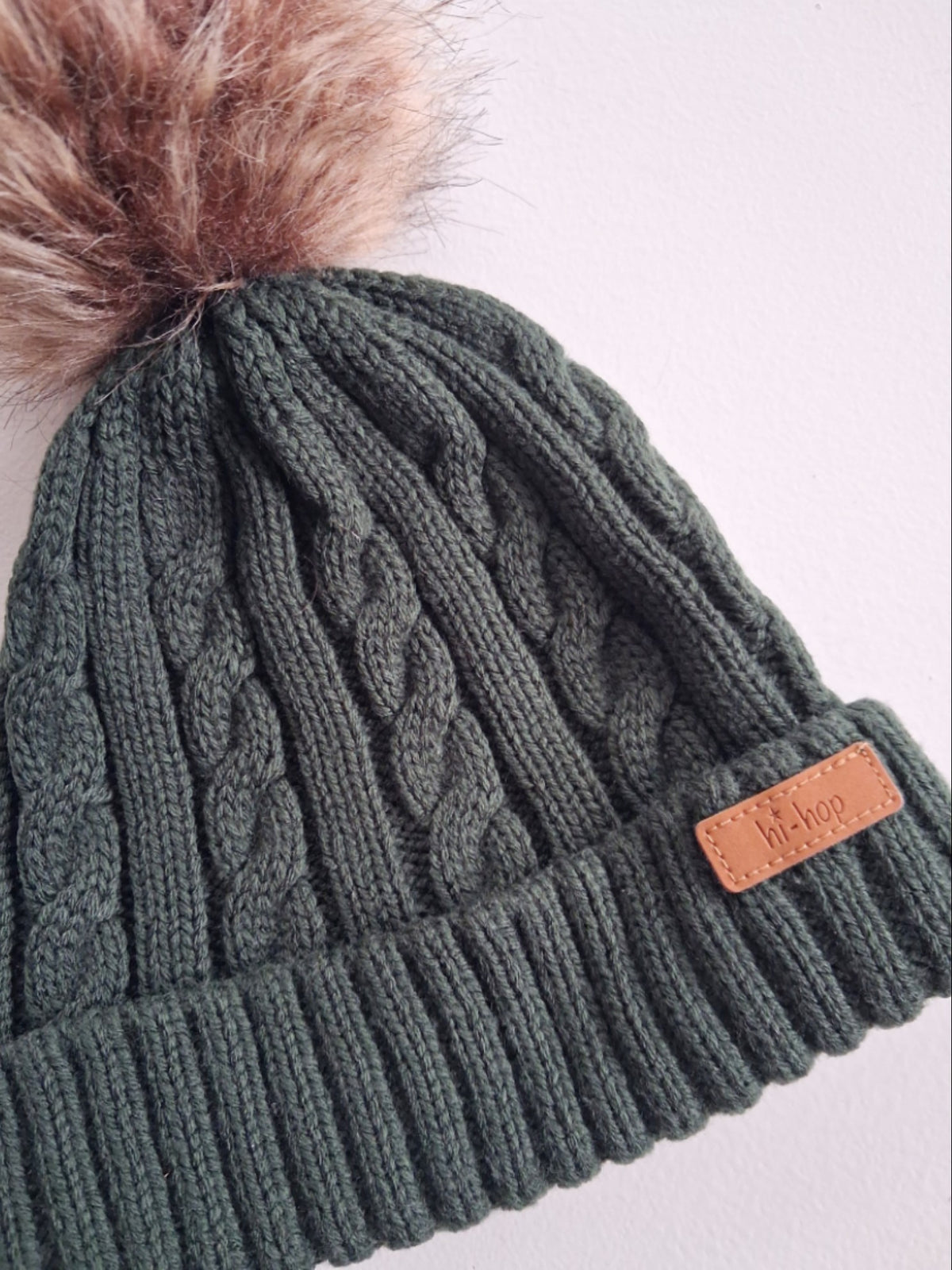 Cable knit beanie 6-12 months