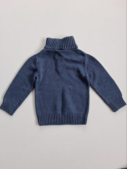 Quarter zip knit jersey size 4