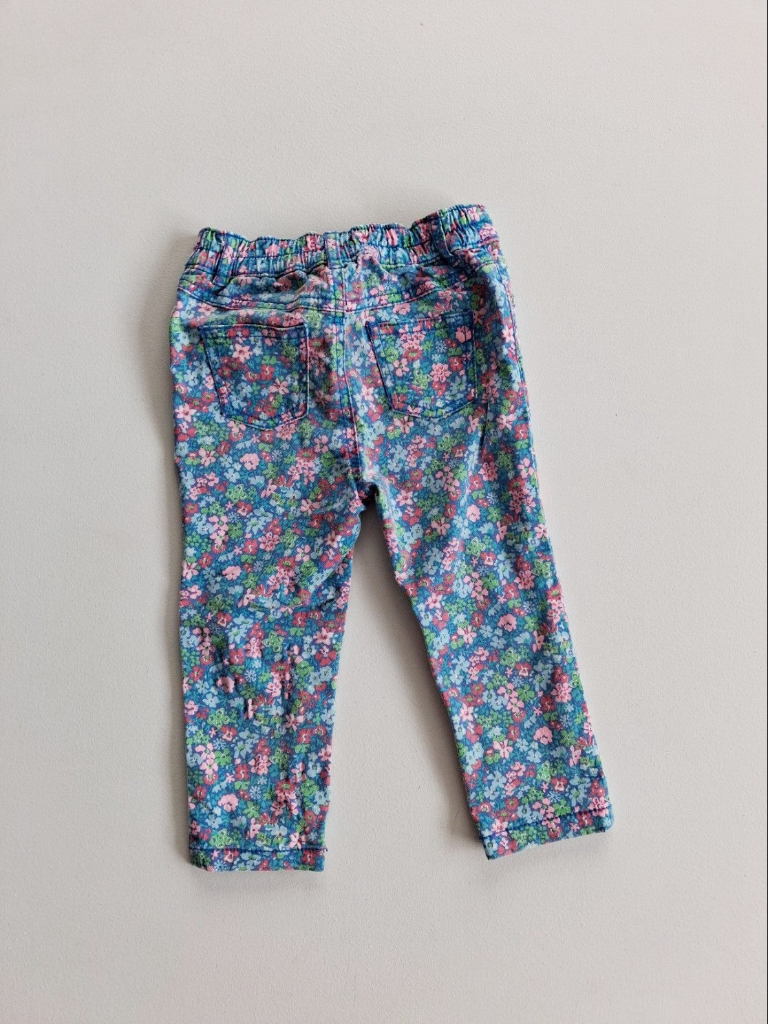 Floral jeans size 2