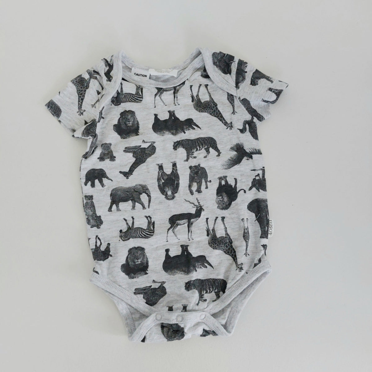 Toshi animals bodysuit 0-3 months