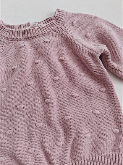 Bobble knit jumper 12-18 months