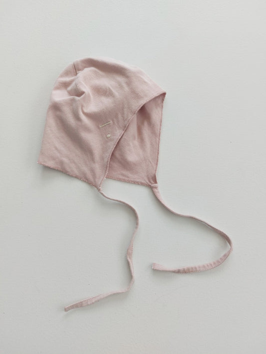 Dusky Pink bonnet 3-12 months