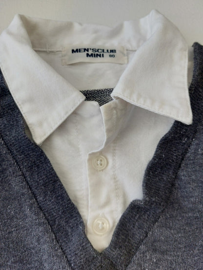 Grandpa jersey with collar 9-12 months
