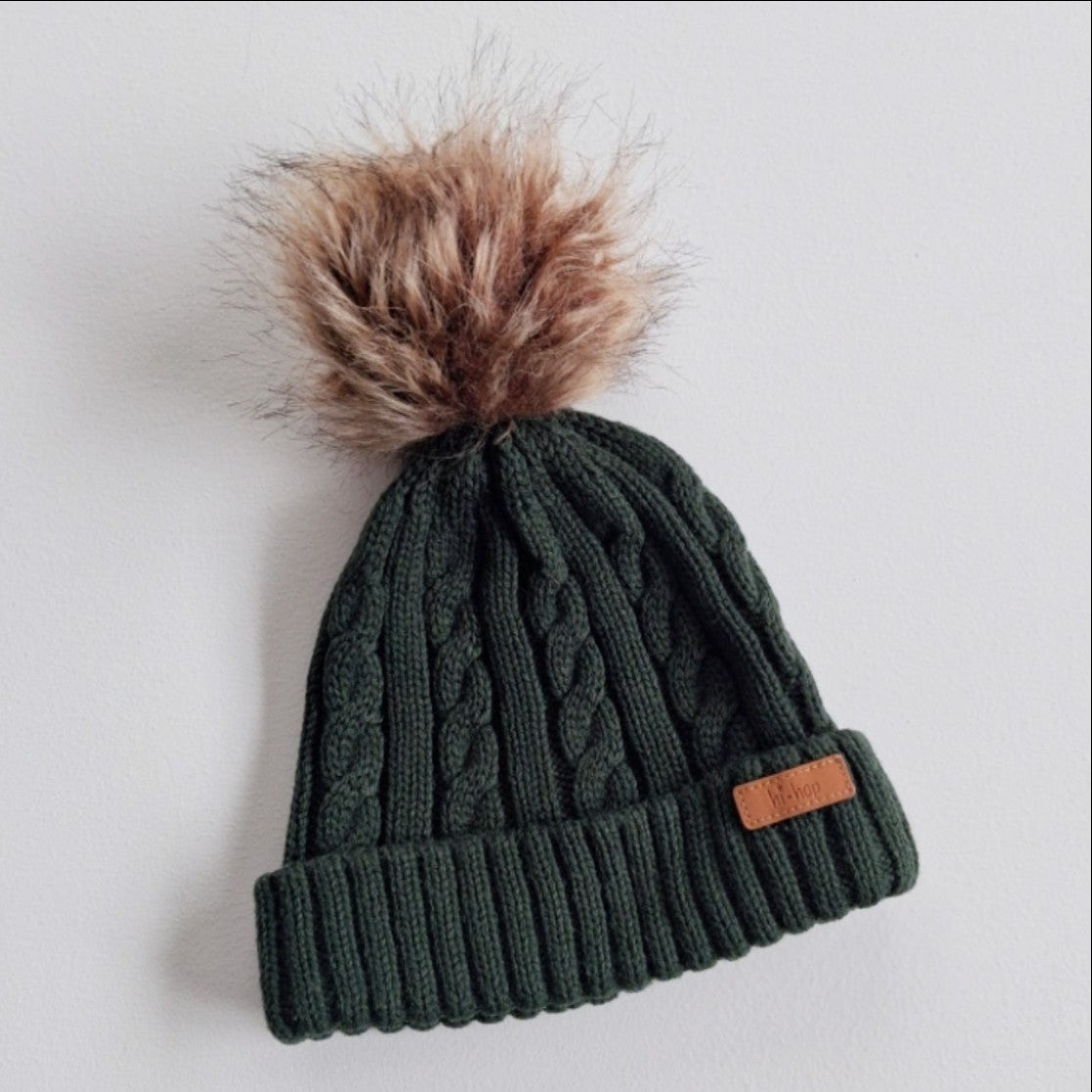 Cable knit beanie 6-12 months