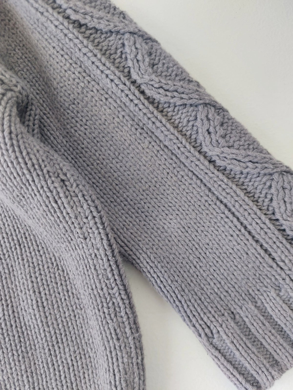 Cable knit Grandpa cardigan 6-18 months