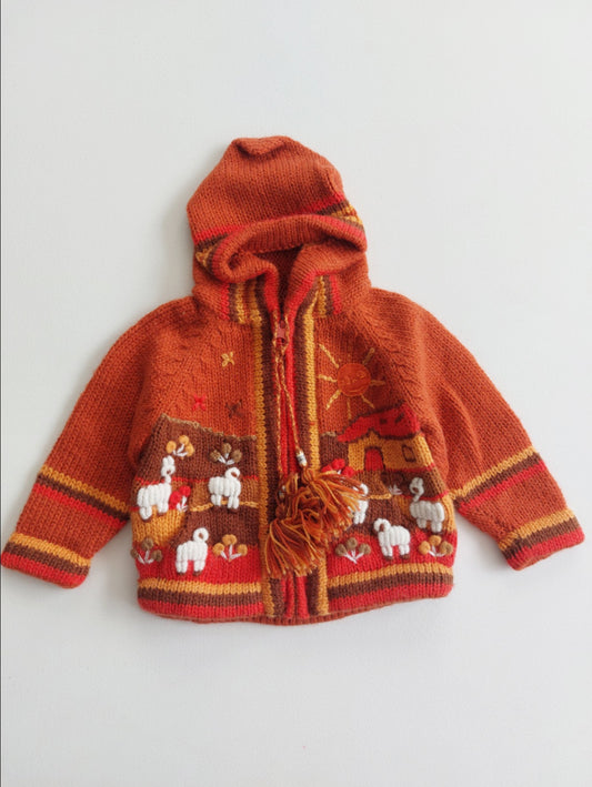Zip up hoody 6-12 months