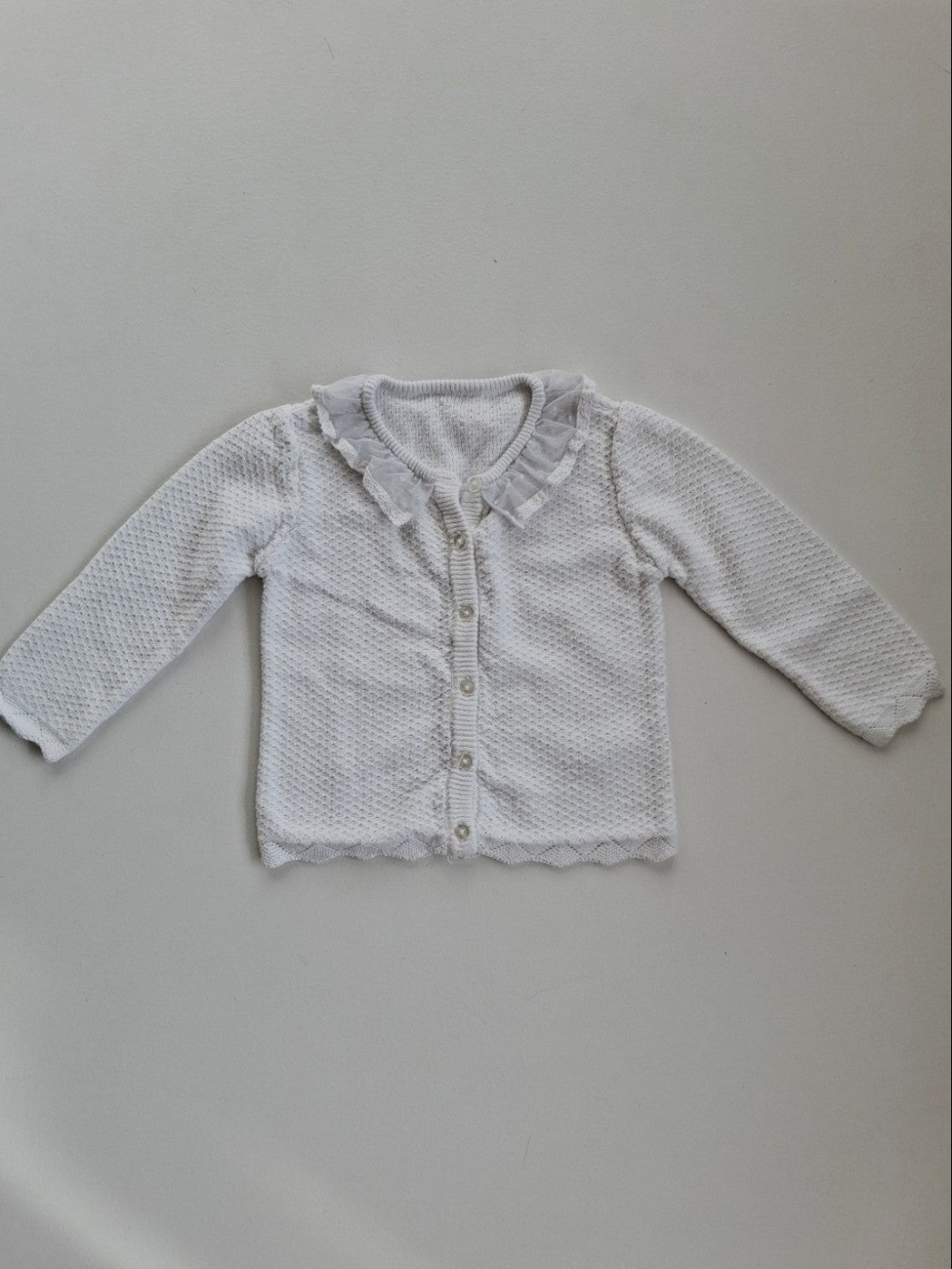 Lace collar cardigan 12-18 months
