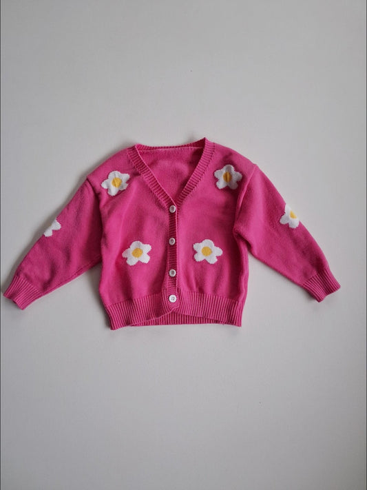 Bright floral cardigan 12-18 months