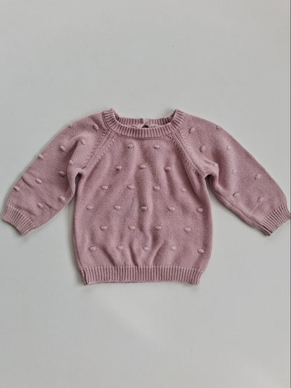 Bobble knit jumper 12-18 months