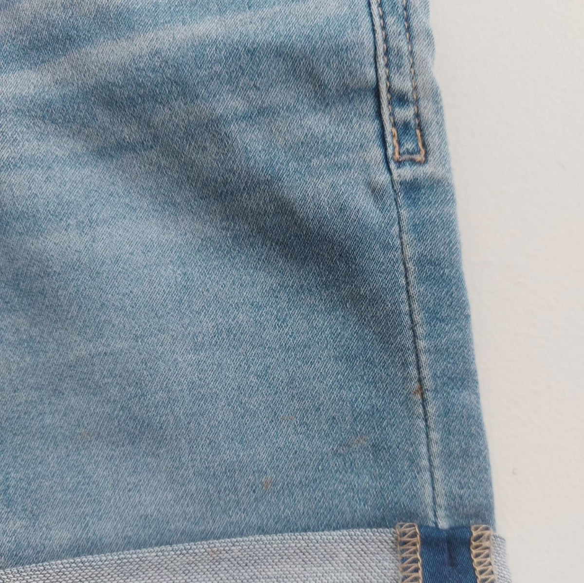 Stretch denim shorts size 6