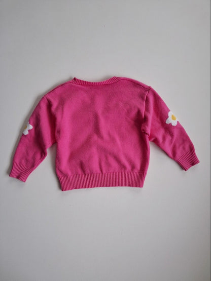 Bright floral cardigan 12-18 months