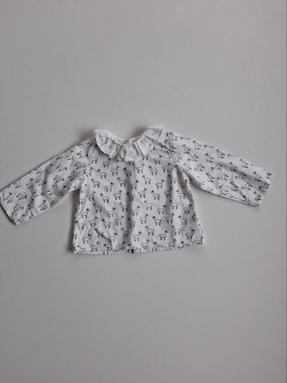 Llama blouse size 2-3