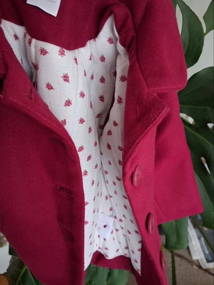 Raspberry winter coat 12-18 months