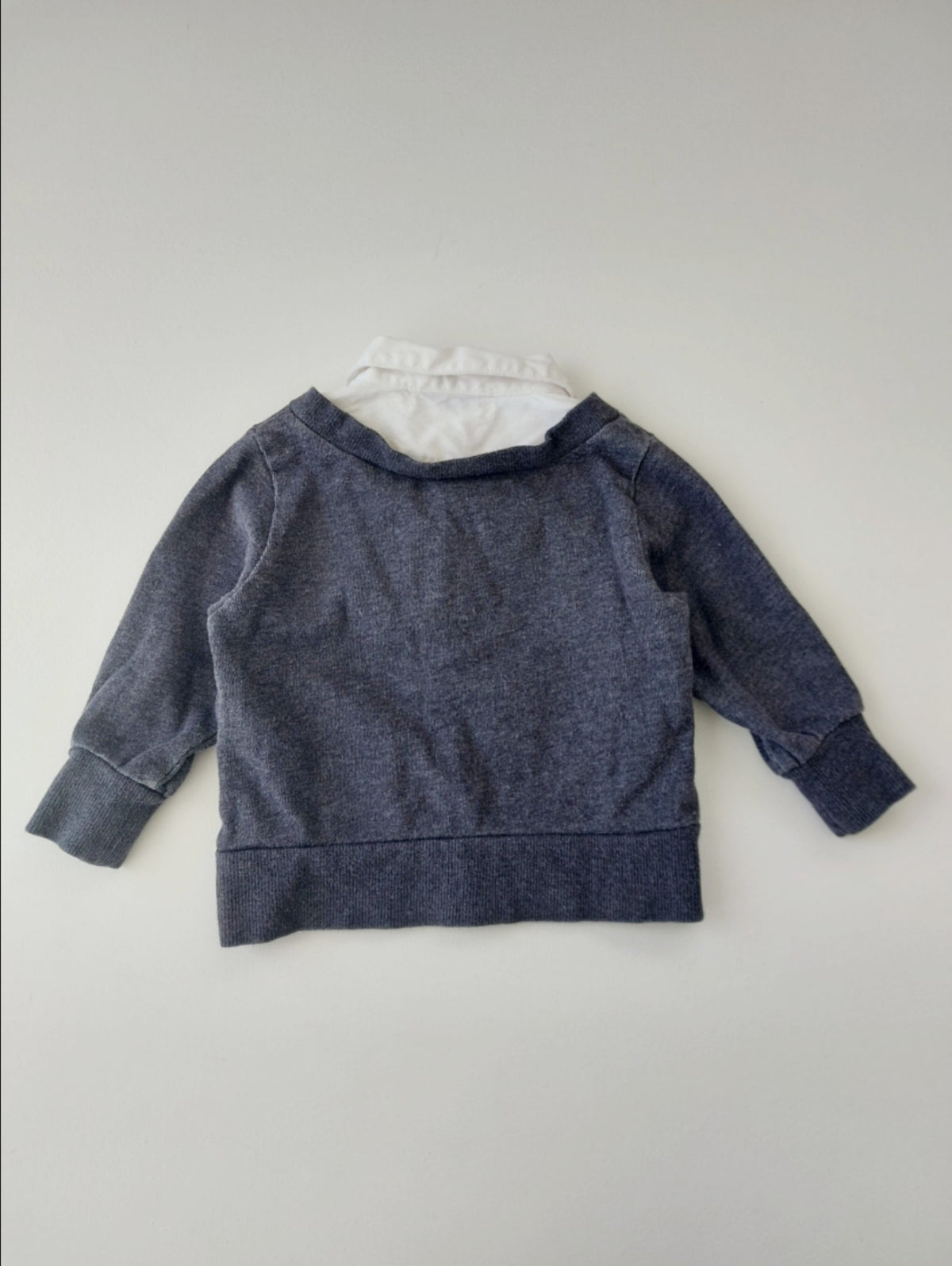 Grandpa jersey with collar 9-12 months
