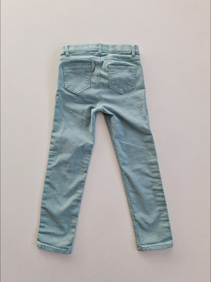 Mint green skinny jeans size 5-6