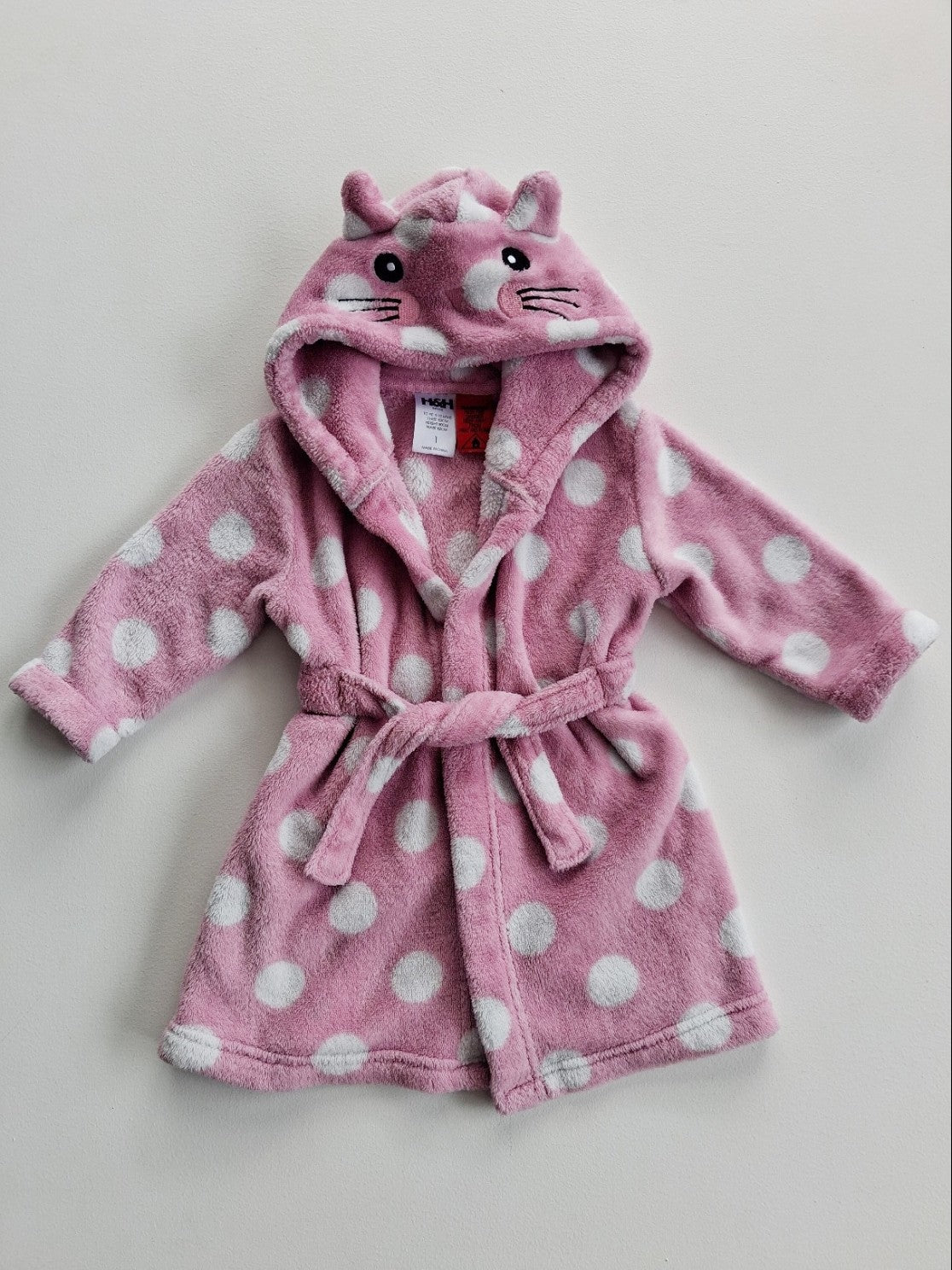 Girls dressing gown size 1