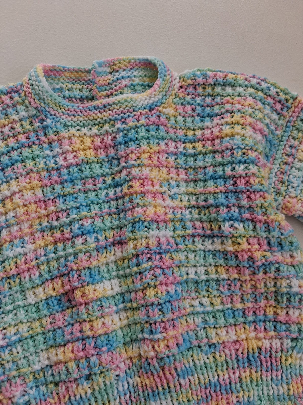 Pastel rainbow knit 12-18 months