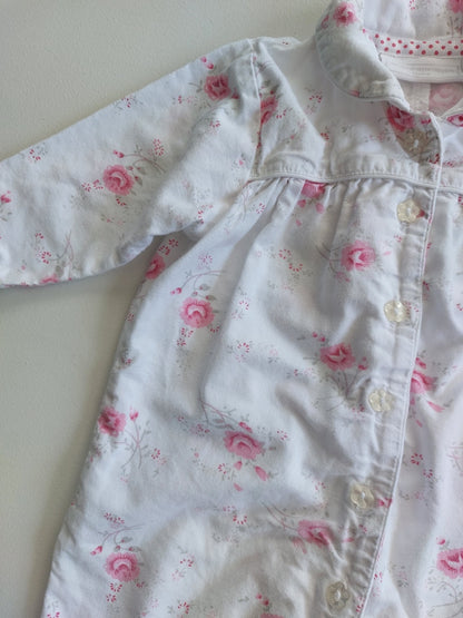 Floral onesie 6-12 months