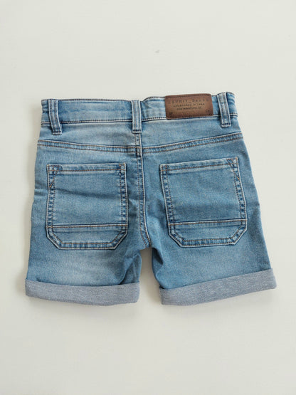 Stretch denim shorts size 6