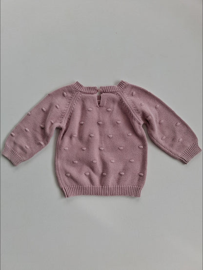 Bobble knit jumper 12-18 months