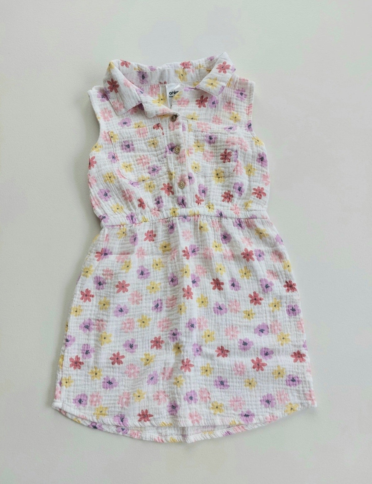Floral muslin dress size 6