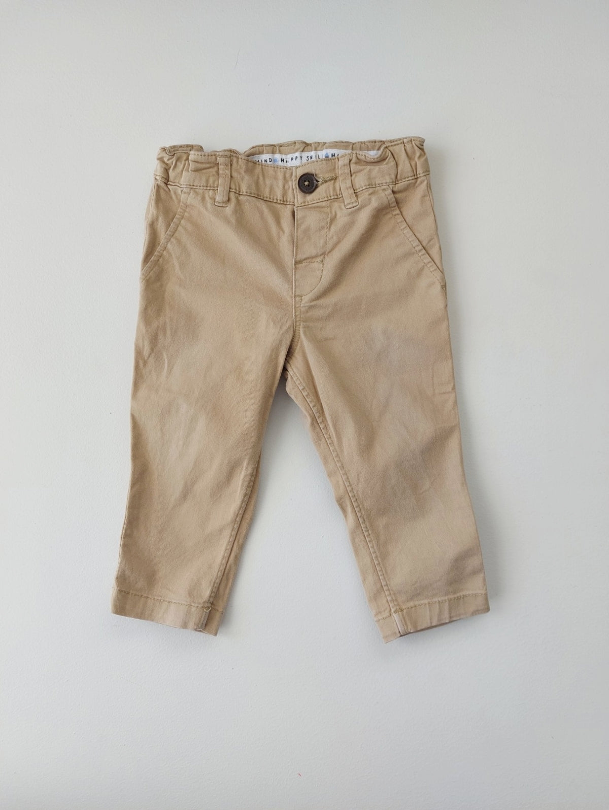 Beige chinos 6-12 months