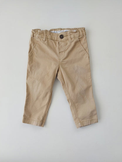 Beige chinos 6-12 months