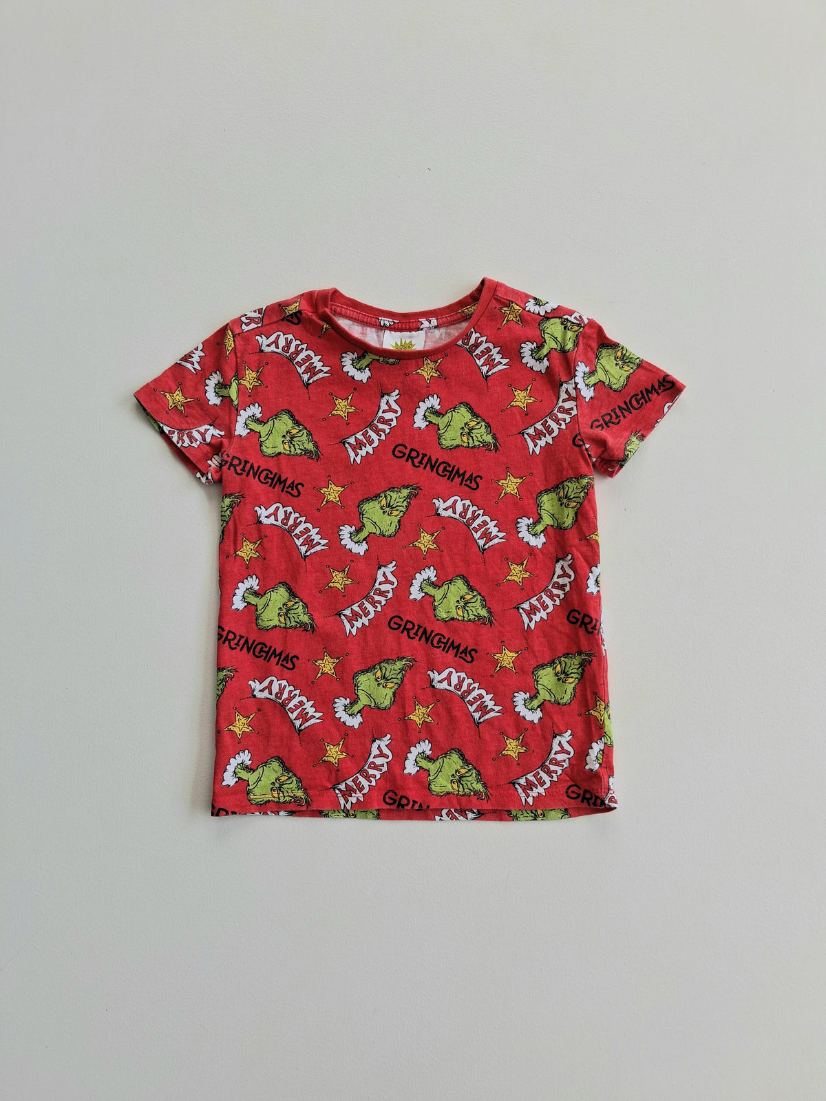 The Grinch Christmas tee size 5-6