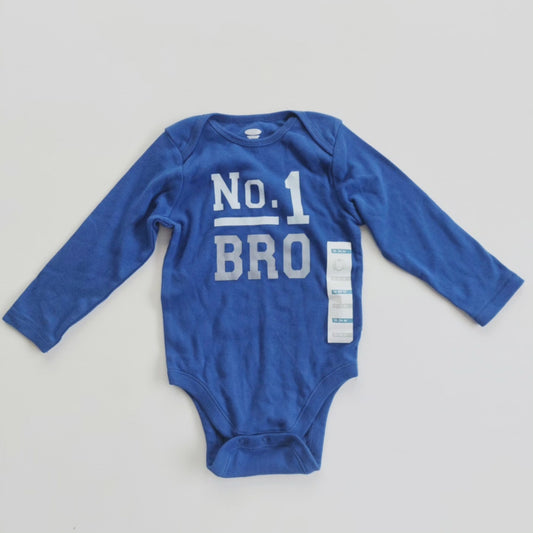 Number One bro bodysuit size 2