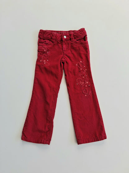 Velour pants size 4