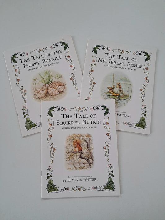 Beatrix Potter stories with stickers