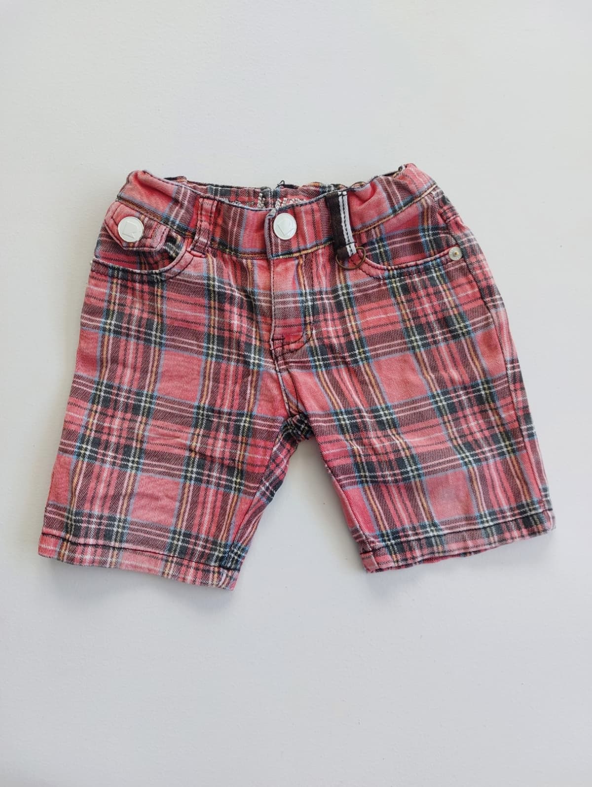 Rock Your Kid tartan shorts