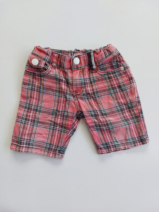 Rock Your Kid tartan shorts