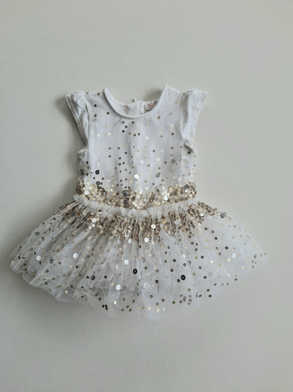 Sequin tutu dress 6-12 months