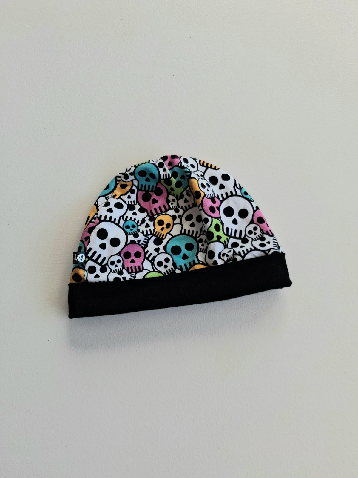 Candy skulls cotton beanie 9-12 months